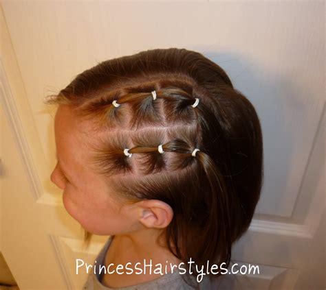 Hairstyles For Girls: Ribbon Lacing For Short Hair