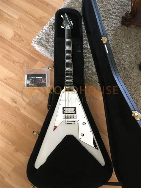 Paul Stanley Guitar Signature Flying V-PSV2200WH Washburn USA Custom ...