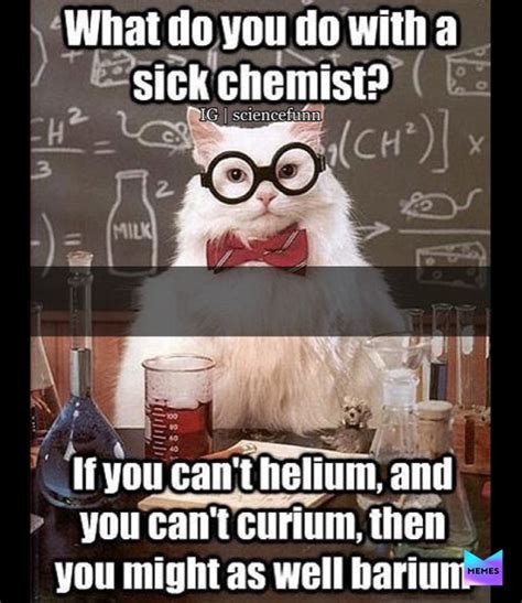 Chemistry Cat Memes Helium