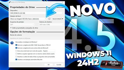 Novo Rufus J Instala O Windows H Baixe Agora A Nova Vers O Do