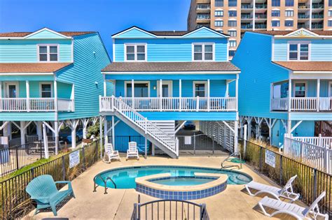 Blue Moon | Luxurious Oceanfront Cherry Grove Beach House | Pool ...