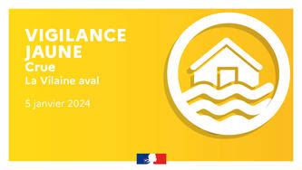 Vigilance Crue Niveau Jaune La Vilaine Aval Janvier