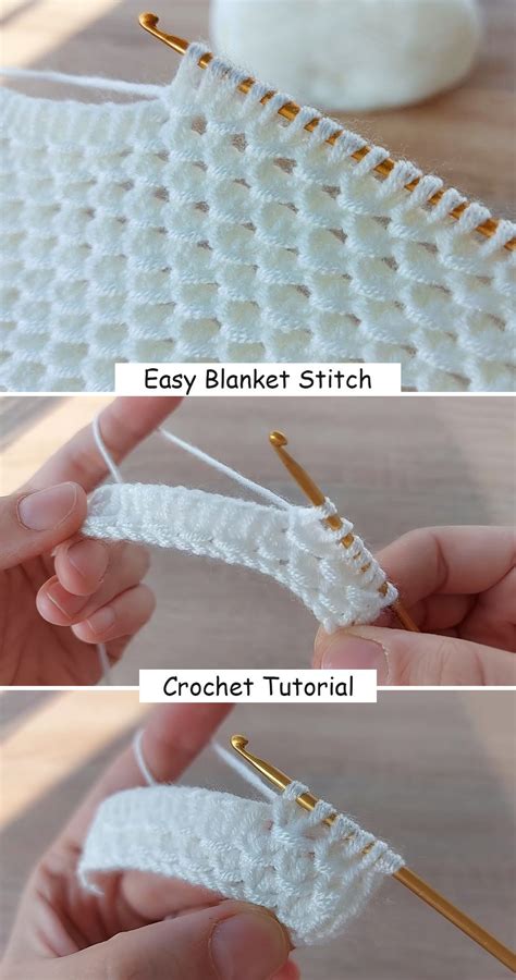 Easy Crochet Blanket Stitch Patterns For Beginners | Crochet stitches ...