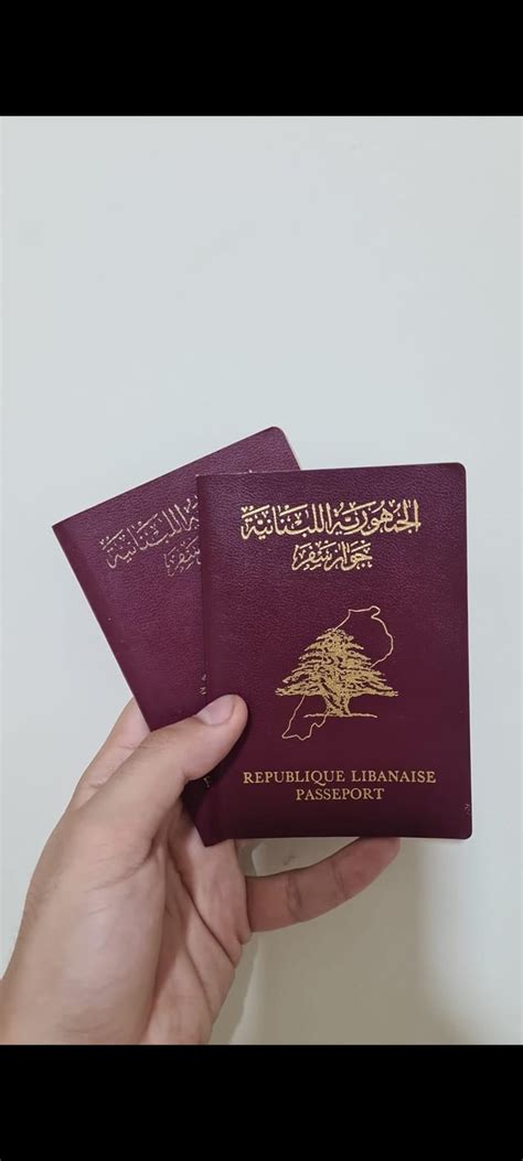 Old vs New Lebanese Passport : r/PassportPorn