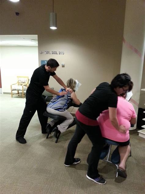 Elements Massage Simi Valley At The Pampered In Pink Event John And Whitney Doing The