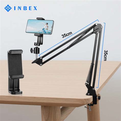 Promo Inbex Kamera Tripod Phone Holder Cantilever Tripod Stand Holder