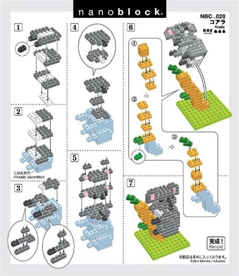 Koala nanoblock instructions | Lego creative, Lego pokemon, Lego projects