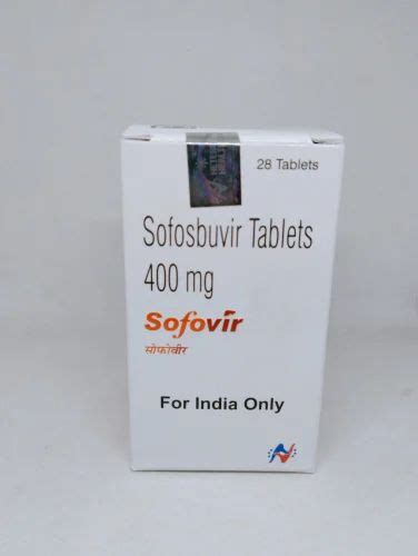 Sofosbuvir 400mg Sofovir Tablet At Rs 4865 Bottle In Mumbai ID