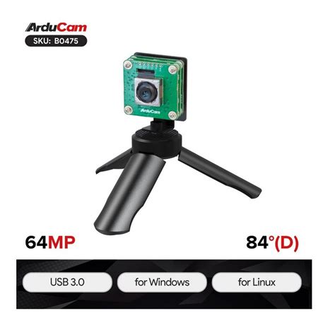 Arducam 64MP Motorized Focus USB 3 0 Camera Module without Hülle 365 95