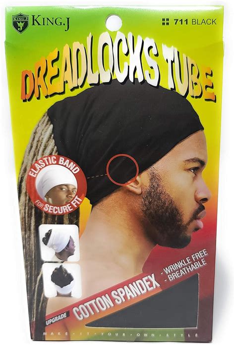 King J Unisex Cotton Spandex Dreadlocks Tube Black By King J Amazon