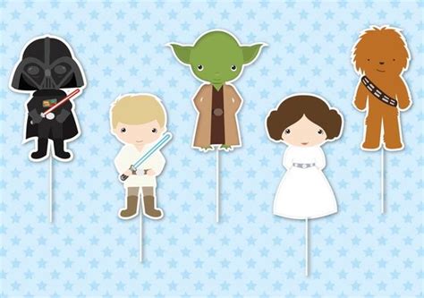 Topper Star Wars Loja Ateliê da Bemap Elo7 Produtos Especiais