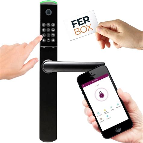 Cerradura electrónica SLIM Code Negra Cerraduras electrónicas ferbox es