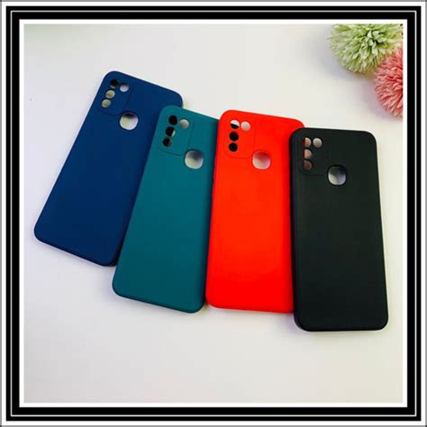 Jual INFINIX HOT PLAY X C SOFT LIQUID RUBBER SILICONE CASE TPU CASING BLACK INF HOT