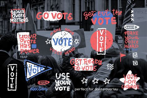 GO VOTE - vector stamp badges set By LanaSham | TheHungryJPEG