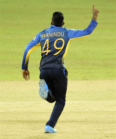 Wanindu Hasaranga Celebrates A Wicket Espncricinfo