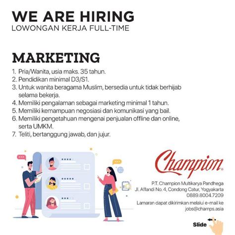 Lowongan Kerja Marketing Customer Service Sales Account