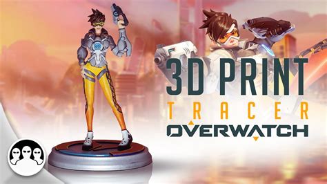 Tracer Overwatch D Printing Time Lapse Painting Youtube