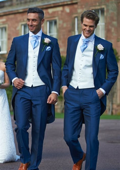 Royal Blue Mohair Tailcoats Mens Wedding Hire Coles Menswear And