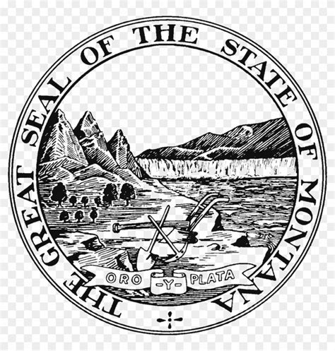 7 Images Of State Seal Coloring Pages Montana State Montana State