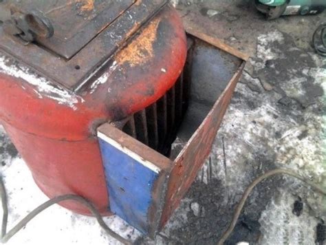 Буржуйка из газового баллона своими руками: схема, устройство, принцип ...