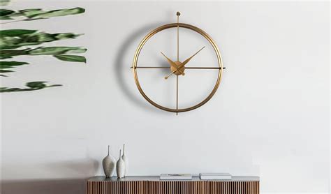 Buy Golden Scarlett Minimalist Small Wall Clock at 23% OFF Online ...