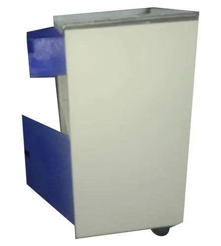 Mild Steel Blue And White Hospital Bedside Locker Paint Coated Size