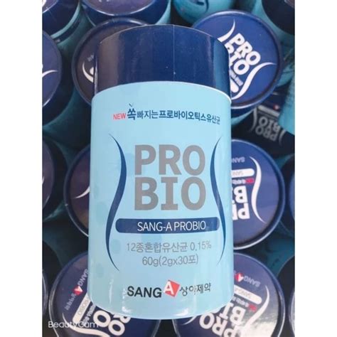 韓國 Sang A Probio益生菌 2g28條入 【凡購買即贈送暢快人生蜂蜜檸檬精華版5g小包裝2包】 蝦皮購物