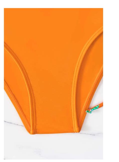 Pieces Bikini Tropical Print Swimsuit Halter Drawstring Side Swimwear Women 2023 Bathing Suit
