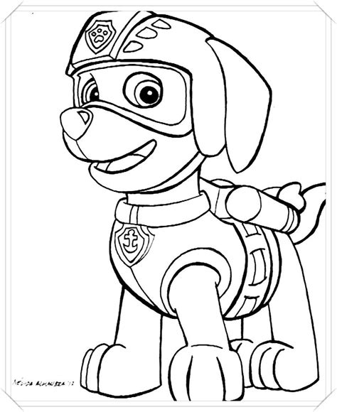 Los M S Lindos Dibujos De Patrulla Canina Para Colorear Y Pintar A Todo