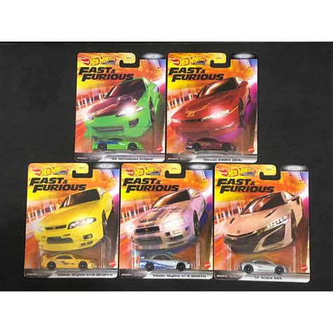風火輪 hot wheels 玩命關頭 fast eclipse s gtr r r nsx 精裝 膠胎 蝦皮購物