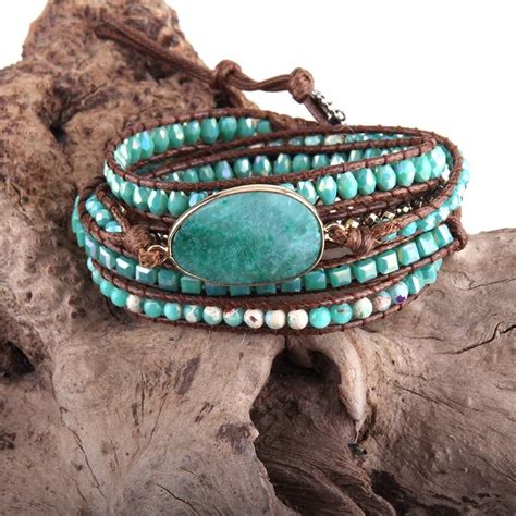 Bracelet Boh Me En Amazonite Chakras Shop