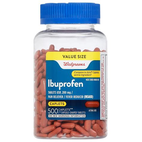 Walgreens Ibuprofen Caplets | Walgreens