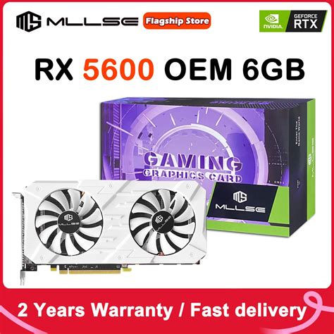 MLLSE Tarjeta Gr Fica Para Juegos AMD RX 5600 OEM 6G Con Memoria 6G