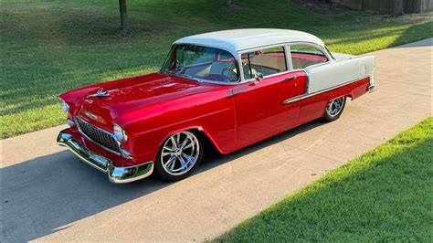 1955 Chevy Bel Air With 8 Stack Fuel Injection For Sale Sold Youtube