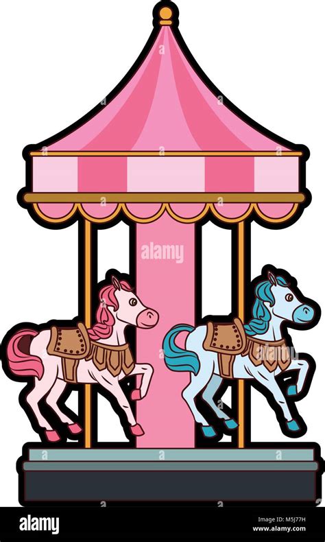 Carousel Stock Vector Images Alamy