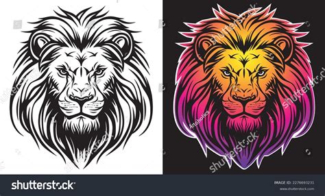 Lion Face Cartoon Over 33 758 Royalty Free Licensable Stock