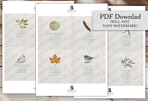 PRAISE & THANKS Printable Scripture Cards Instant Download - Etsy