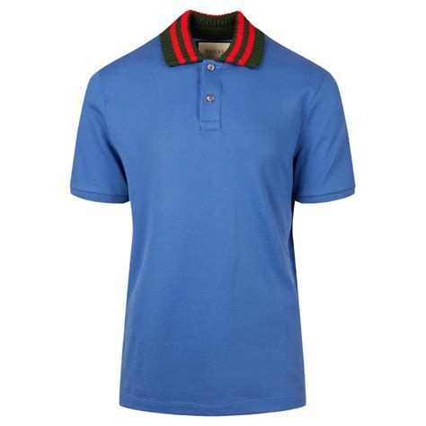 Camiseta Azul Gucci Para Hombre Ref416033 Joli Closet