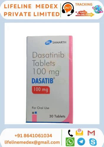 Dasatinib Dasatib 100mg Tablet at Rs 2560/bottle | Sadar Nagar | Nagpur ...