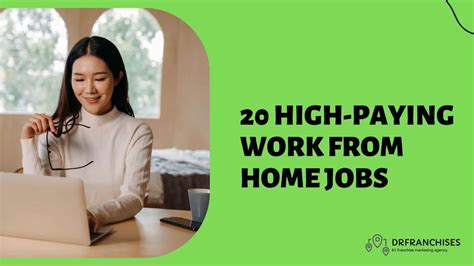 20 High Paying Work From Home Jobs No Experience Required