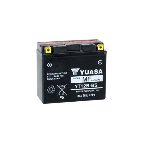 Achat batterie moto YT12B BS Yuasa Pièces moto au meilleur prix