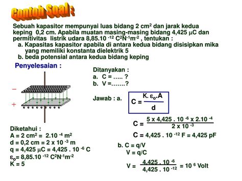 Contoh Soal Kapasitas Kapasitor 54 Koleksi Gambar