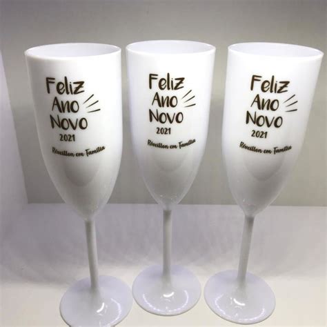 Ano Novo Taça Champanhe 160ml Elo7 Produtos Especiais