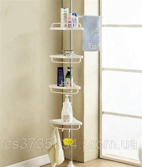 Угловая телескопическая полка в ванную Multi Corner Shelf,угловая ...