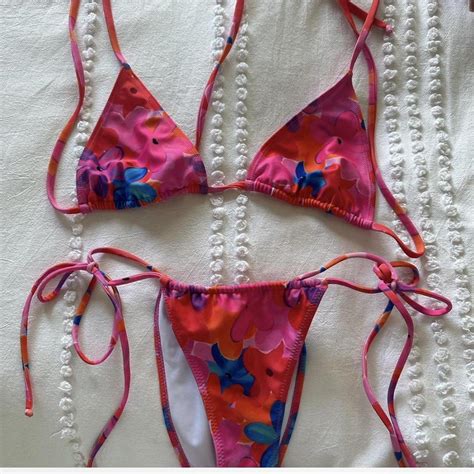 Loleia Swim Bikini String Top And String Bottom Depop