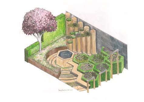 The Global Stone Bee Friendly Plants Garden At The Chelsea Flower Show