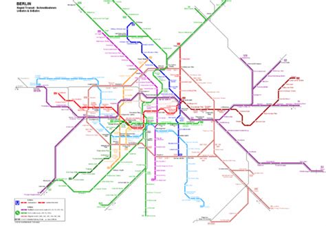 Berlin Rapid Transit Map - Berlin • mappery