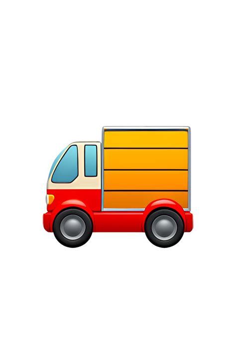 🚚 Delivery Truck Emoji | Emoji, Trucks, Five little monkeys