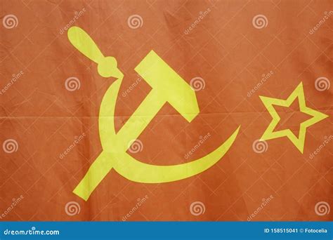 Soviet Union flag stock image. Image of country, patriotism - 158515041