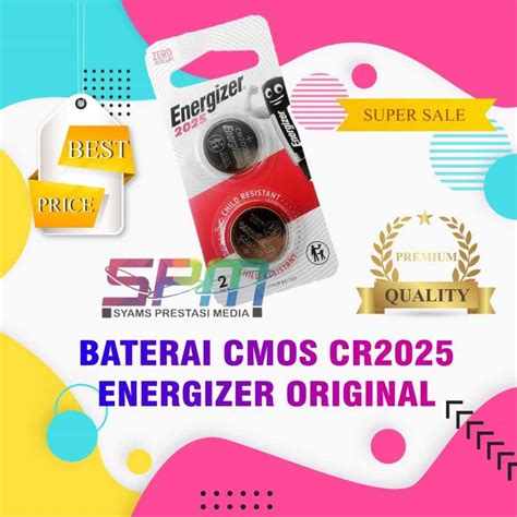 Jual Baterai Battery Lithium ECR 2025 ECR2025 CR2025 ENERGIZER